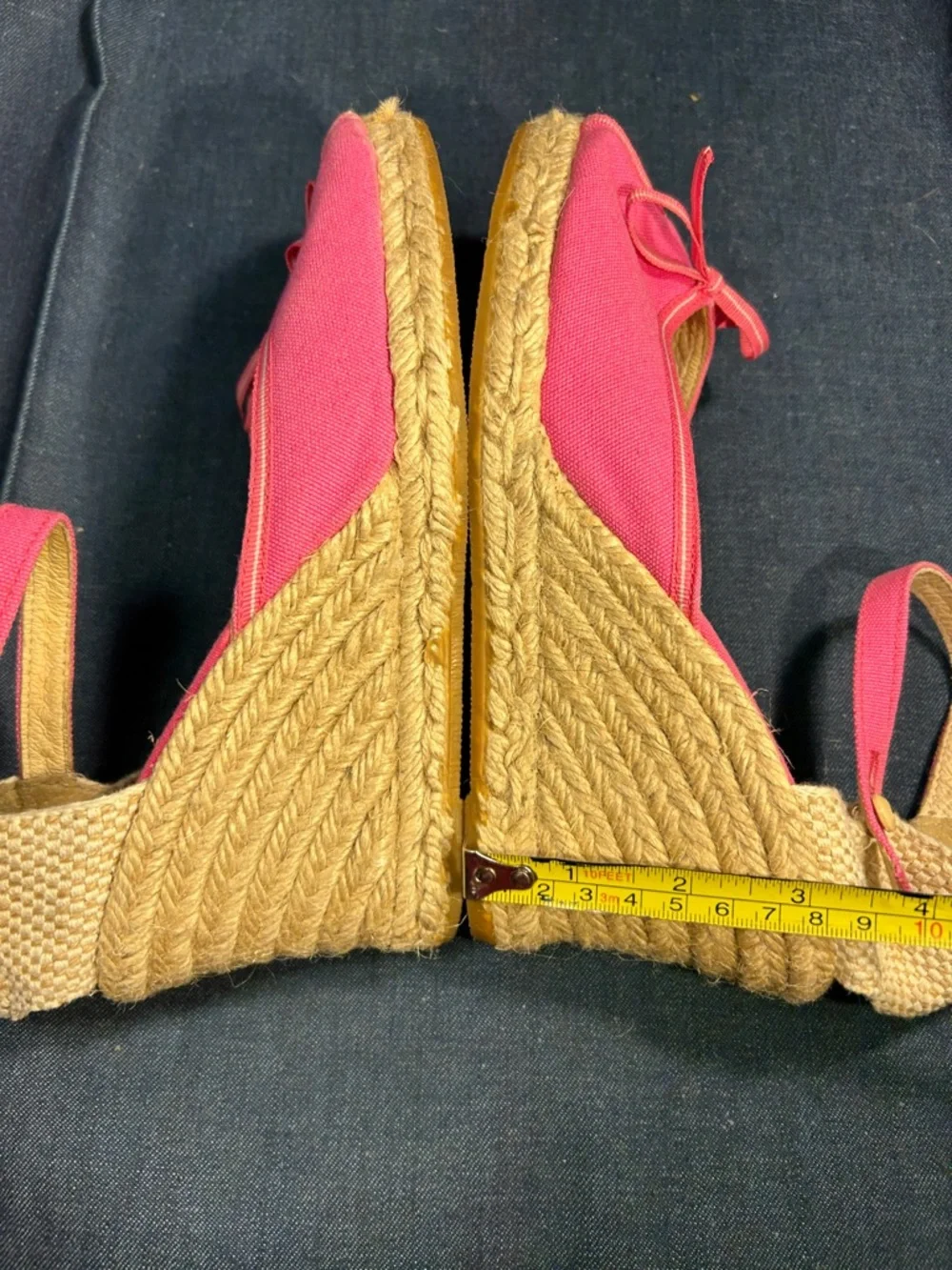 Elena Solano espadrilles wedge made in Spain peep toe
